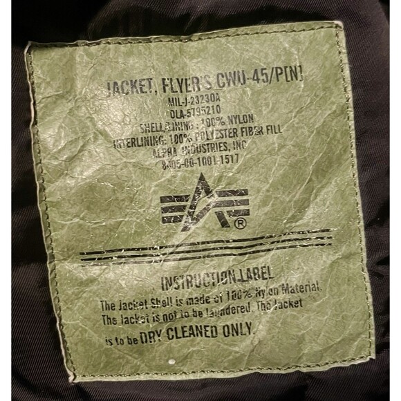 Raptor F22 Jacket Alpha Industries Size XL Rare Find - Picture 6 of 6
